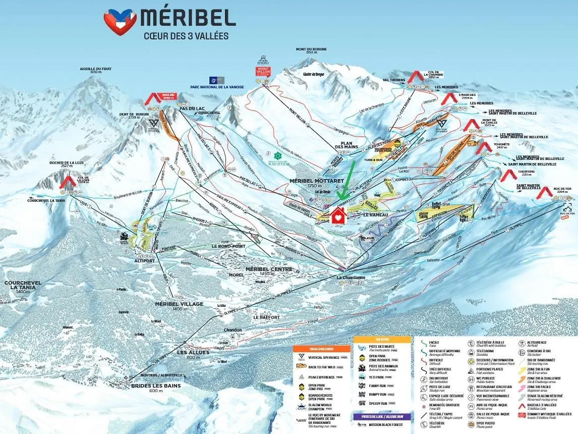 Chalet La Grande Ourse Meribel 135 M2 Apartment Near Pistes 0*,  Francia